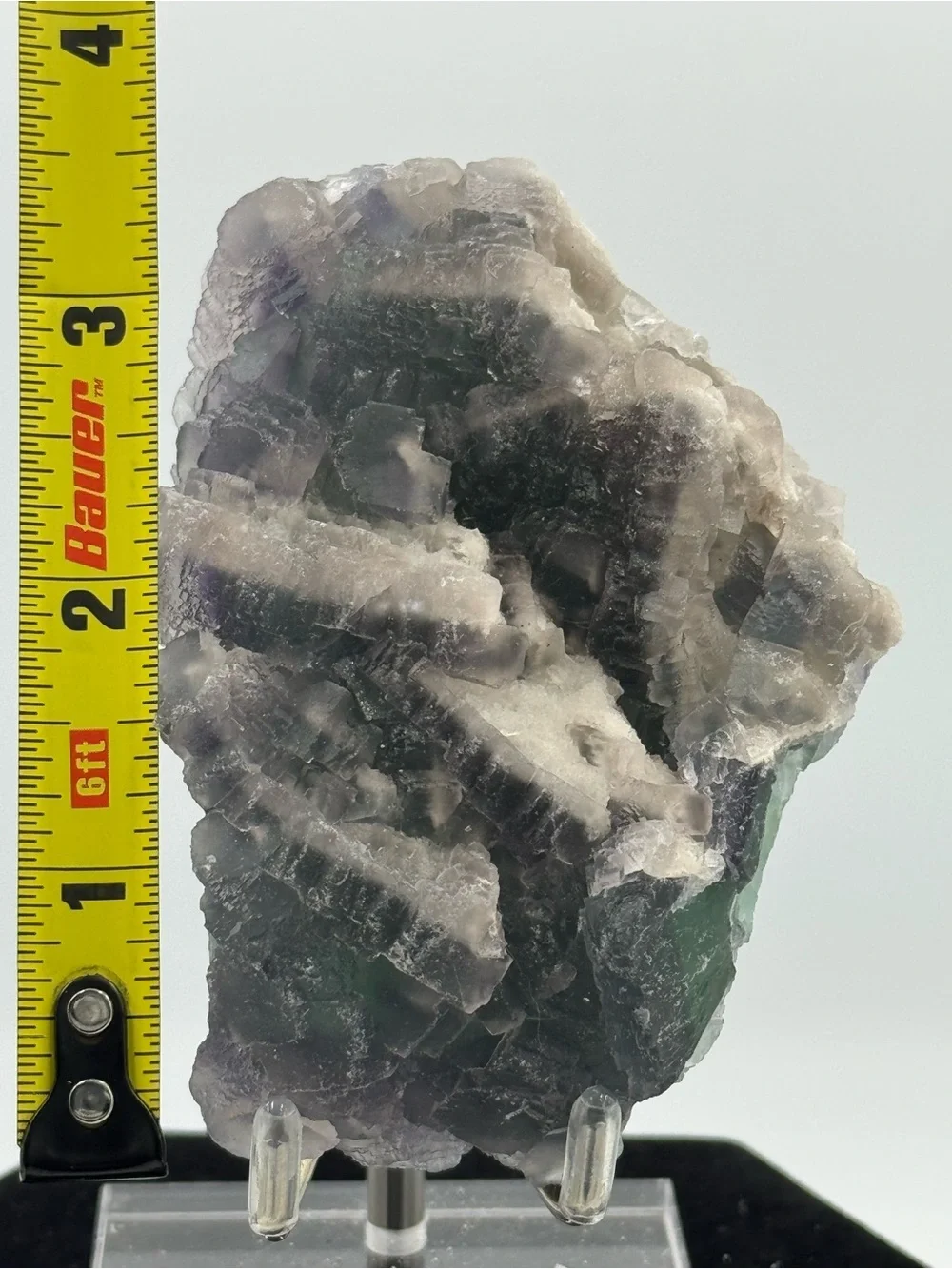 Green and Purple Fluorite Mineral Specimen- Wuyi Zhejiang